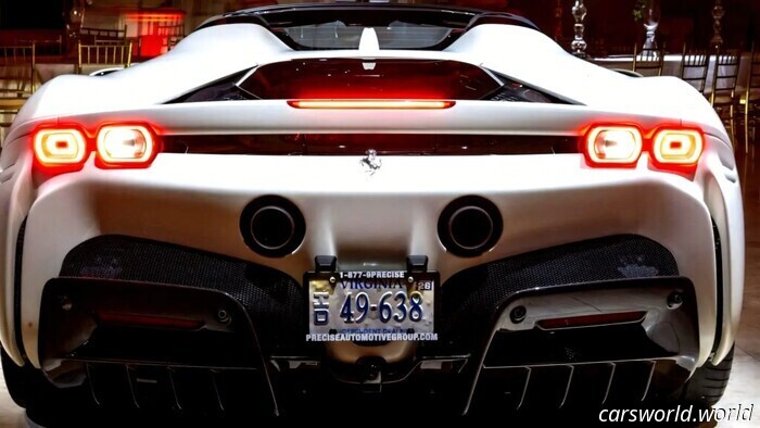 Износ Этого Едва Управляемого Ferrari SF90 Просто Безумный | Carscoops